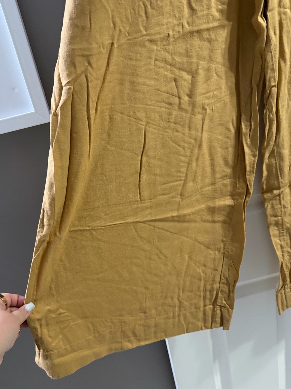 NWT! Aerie XXL Women’s Wide-Leg Elastic Waist Pants - Camel/Tan - Picture 2 of 8